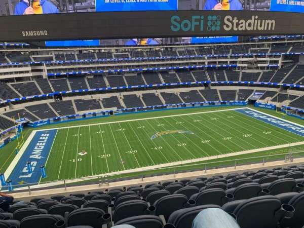 SoFi Stadium, section: 320, row: 8, seat: 10