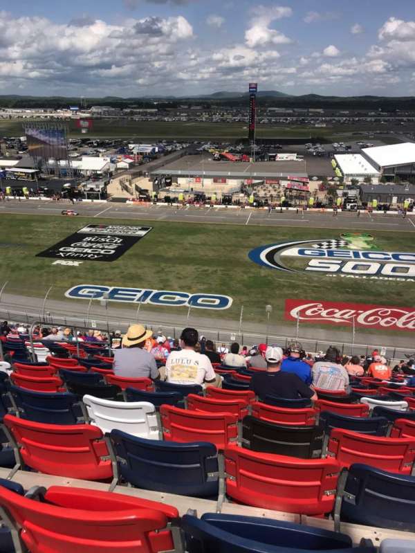 Talladega Superspeedway, section: Tri-oval Tower N, row: 64, seat: 10-11