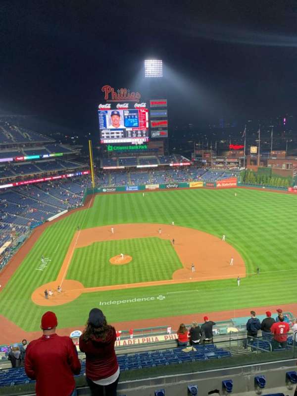 Citizens Bank Park, section: 416, row: 5, seat: 9