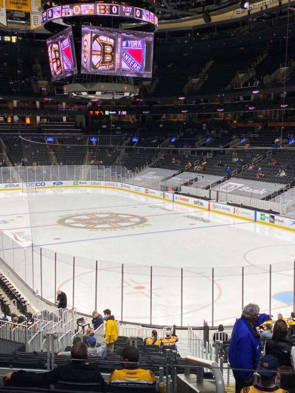 TD Garden, section: 8, row: 24, seat: 3