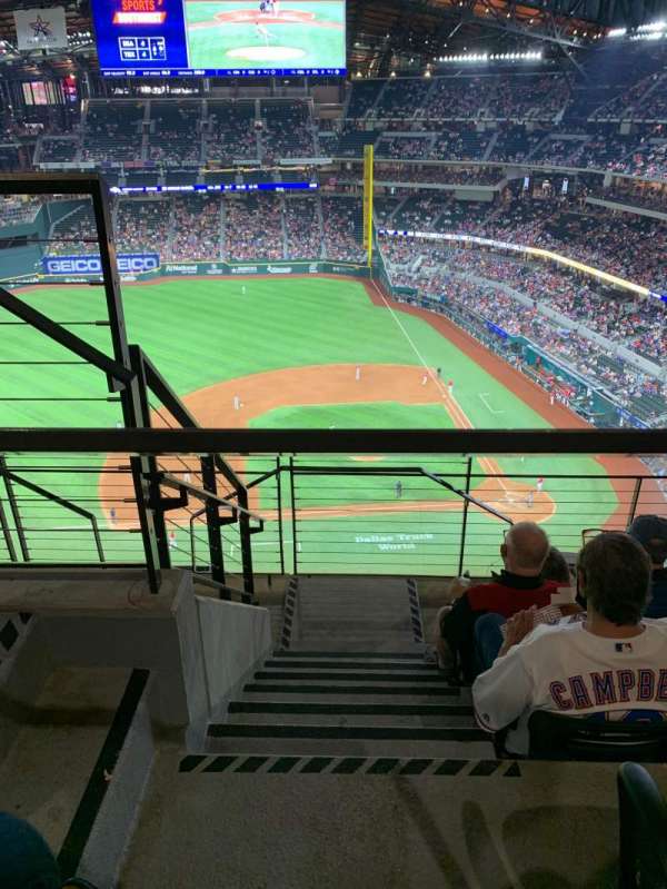 Globe Life Field, section: 308, row: 5, seat: 2