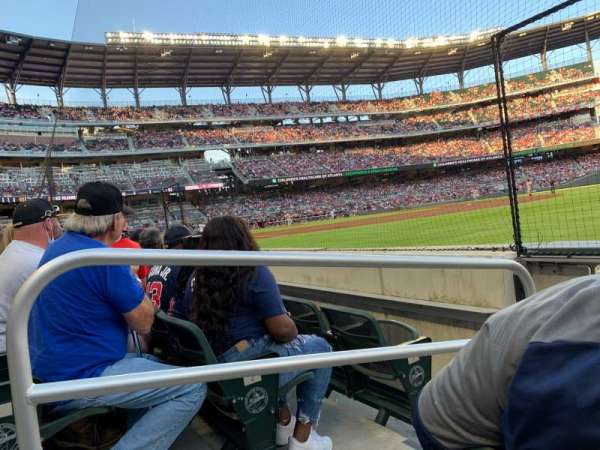 Truist Park, section: 13, row: 3, seat: 15