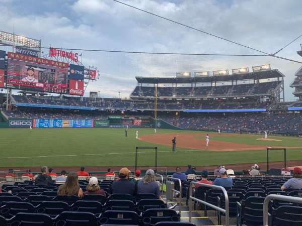 Nationals Park, section: 113, row: S, seat: 2