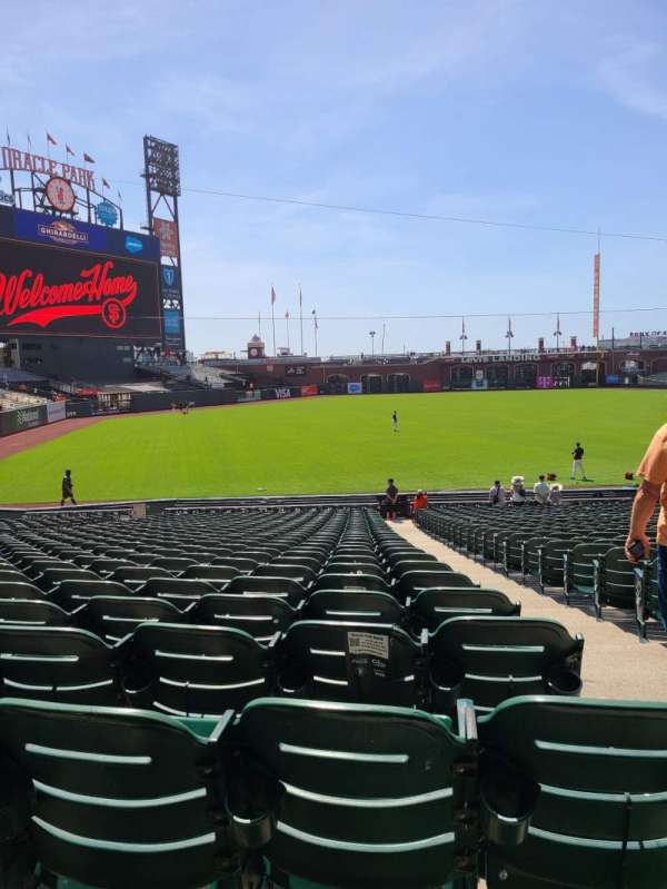 Oracle Park, section: 130, row: 30, seat: 2