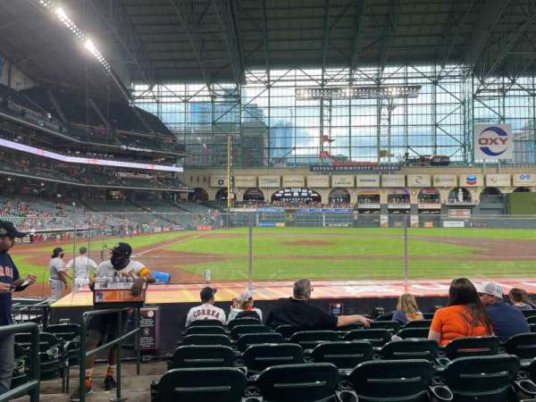Daikin Park, section: 124, row: 12, seat: 1