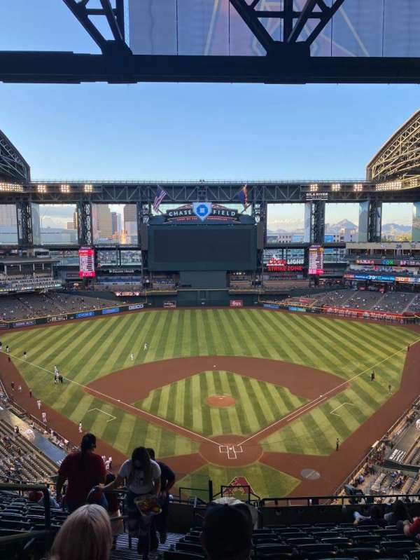 Chase Field, section: 316, row: 18, seat: 25