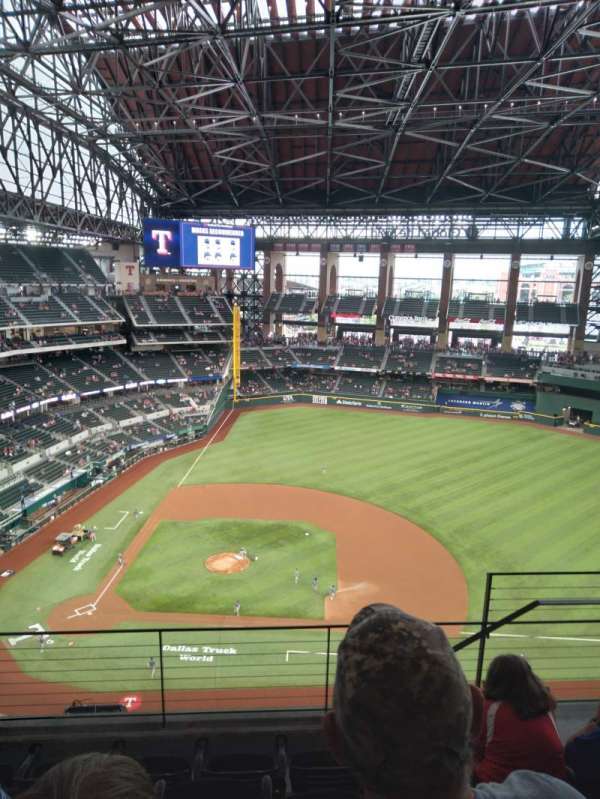 Globe Life Field, section: 316, row: 5, seat: 12