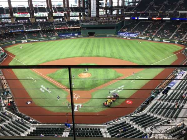 Globe Life Field, section: 218, row: 2, seat: 3