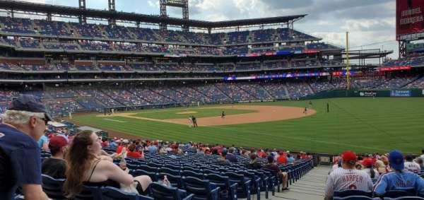 Citizens Bank Park, section: 110, row: 30, seat: 18
