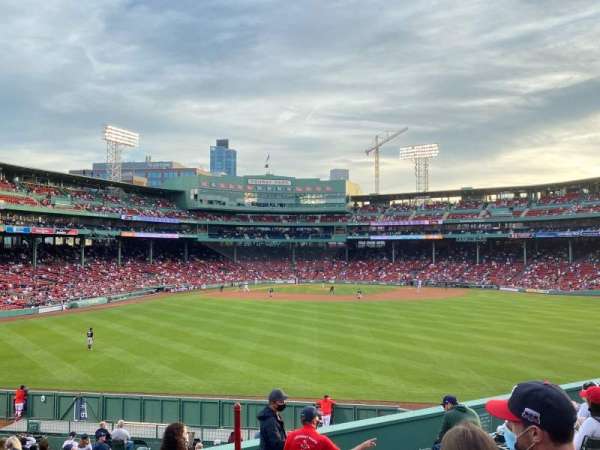 Fenway Park, section: Bleacher 38, row: 9, seat: 8