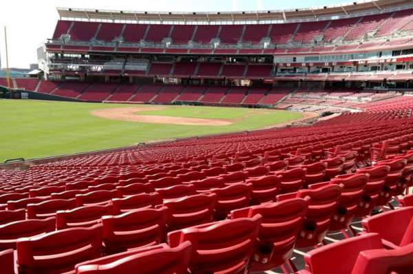 Great American Ball Park, section: 109, row: LL, seat: 10