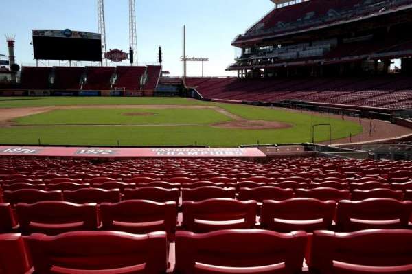 Great American Ball Park, section: 118, row: V, seat: 6