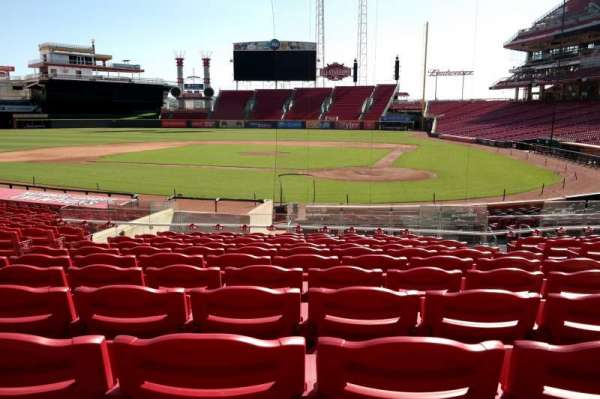 Great American Ball Park, section: 120, row: W, seat: 7