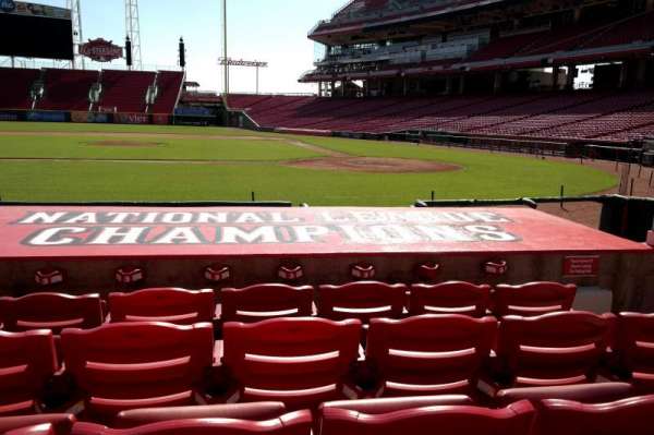 Great American Ball Park, section: 118, row: I, seat: 5