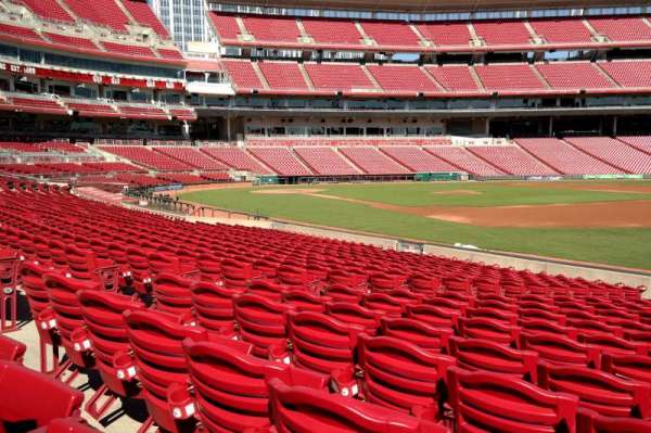 Great American Ball Park, section: 134, row: S, seat: 9