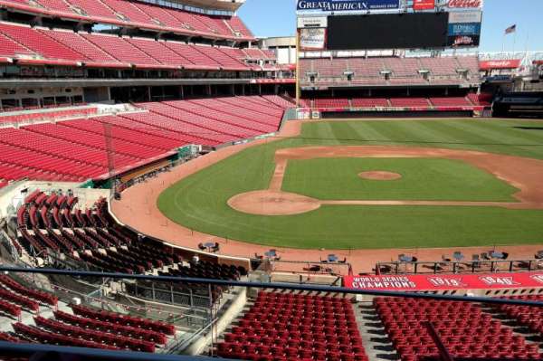 Great American Ball Park, section: 227, row: A, seat: 7