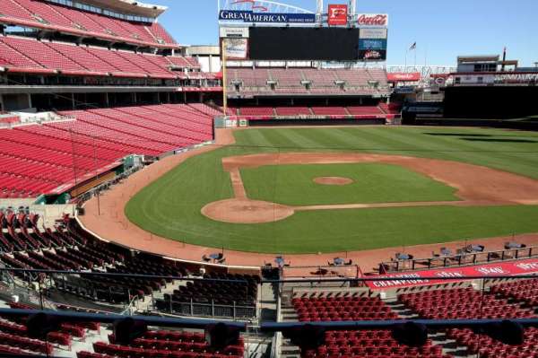 Great American Ball Park, section: 228, row: A, seat: 4