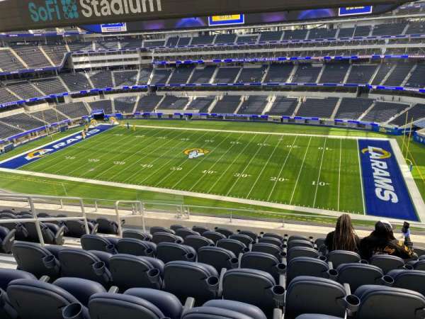 SoFi Stadium, section: 326, row: 8, seat: 8