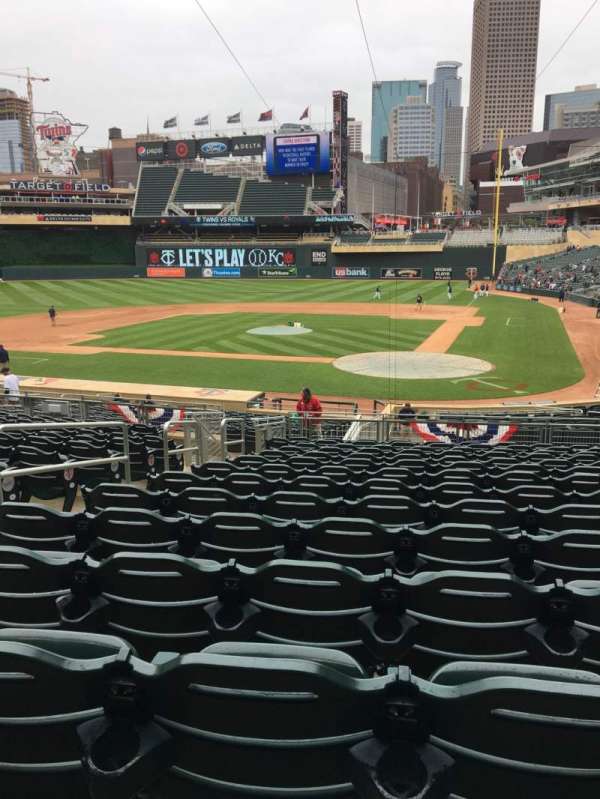 Target Field, section: 117, row: 14, seat: 12