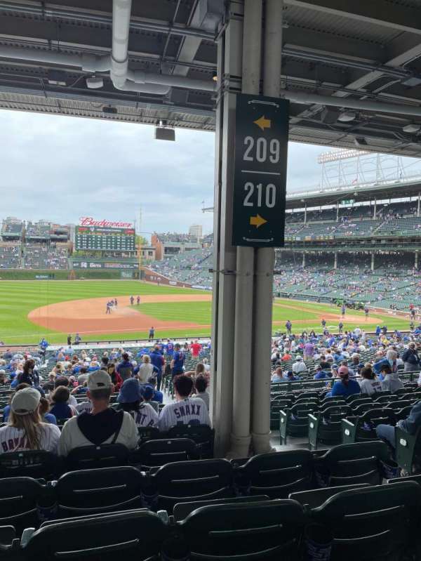 Wrigley Field, section: 209, row: 11, seat: 19