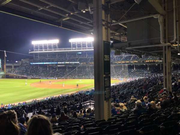 Wrigley Field, section: 205, row: 15, seat: 11