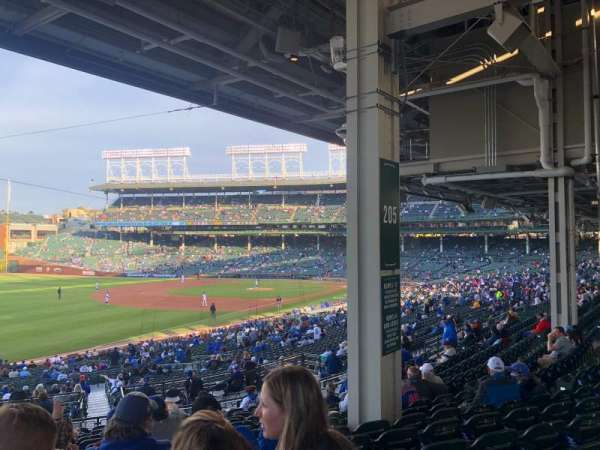 Wrigley Field, section: 205, row: 15, seat: 10