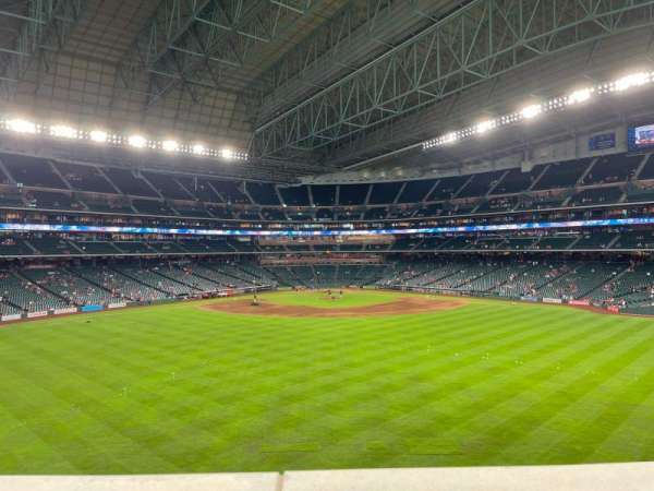 Daikin Park, section: Batters Eye Box, row: 1, seat: 7