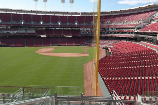 Great American Ball Park, section: 406, row: H, seat: 3