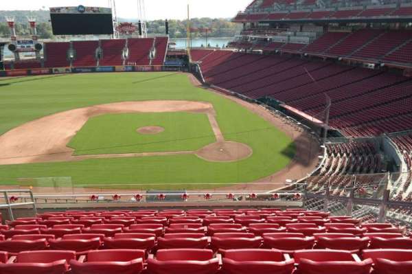 Great American Ball Park, section: 419, row: H, seat: 6