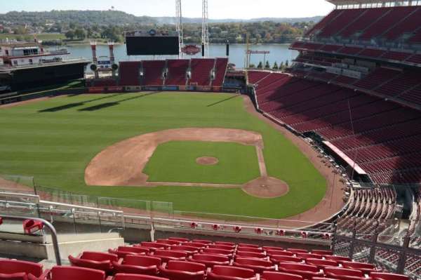 Great American Ball Park, section: 519, row: G, seat: 6