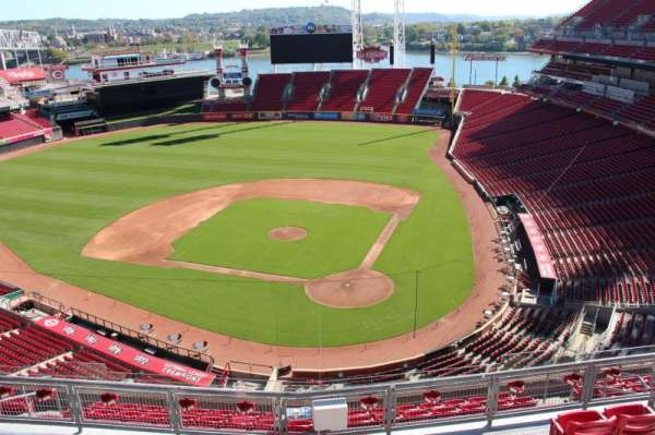 Great American Ball Park, section: 521, row: a, seat: 10