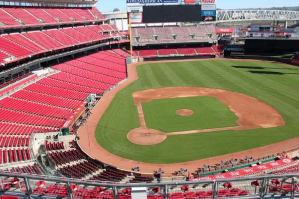 Great American Ball Park, section: 527, row: a, seat: 10