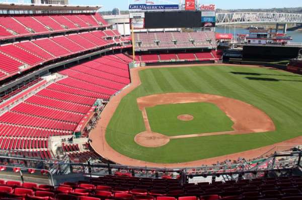 Great American Ball Park, section: 527, row: k, seat: 10