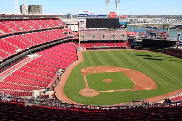 Great American Ball Park, section: 527, row: t, seat: 12