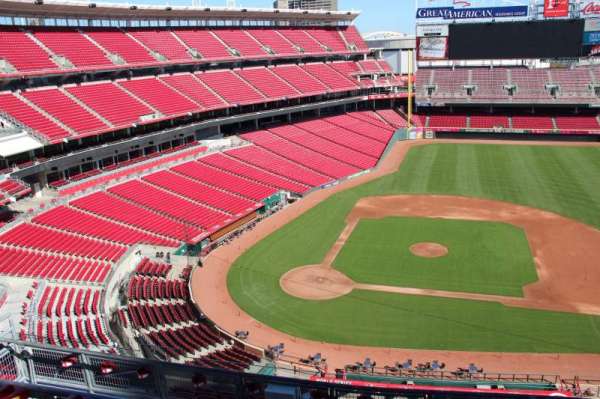 Great American Ball Park, section: 529, row: A, seat: 10