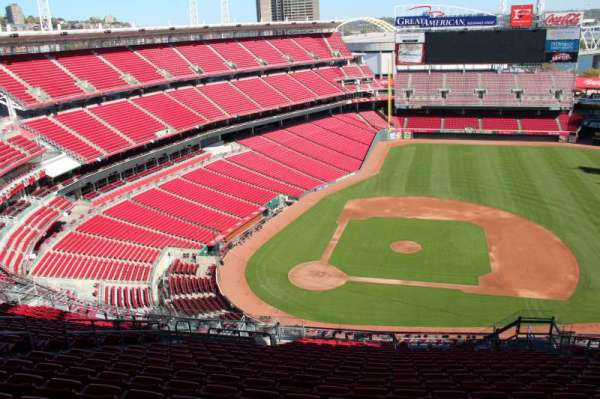 Great American Ball Park, section: 529, row: Q, seat: 12