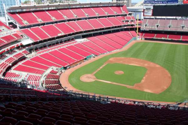 Great American Ball Park, section: 531, row: s, seat: 12