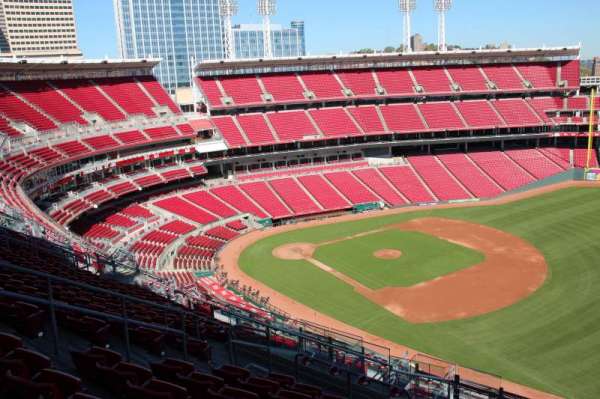 Great American Ball Park, section: 535, row: L, seat: 14