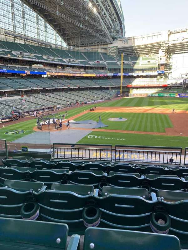 American Family Field, section: 213, row: 6, seat: 5