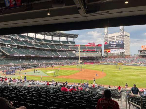 Truist Park, section: 116, row: 16, seat: 1