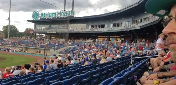 Atrium Health Ballpark, section: 111, row: Q, seat: 13