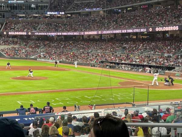 Truist Park, section: 133, row: 5, seat: 5
