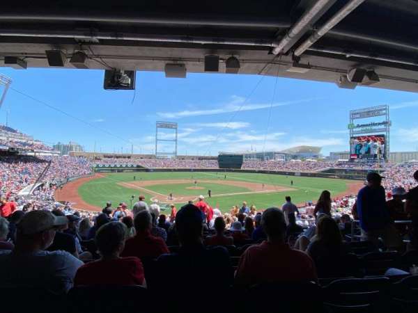Charles Schwab Field, section: 111, row: 30, seat: 4