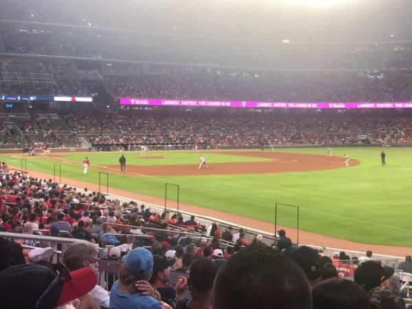 Truist Park, section: 111, row: 5, seat: 9