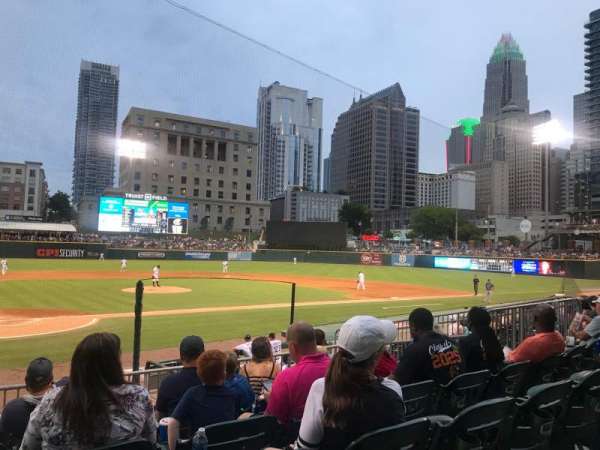 Truist Field, section: 109, row: P, seat: 16