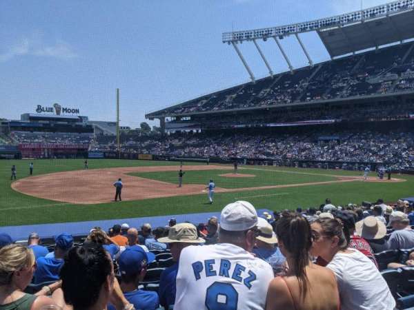 Kauffman Stadium, section: 117, row: N, seat: 3