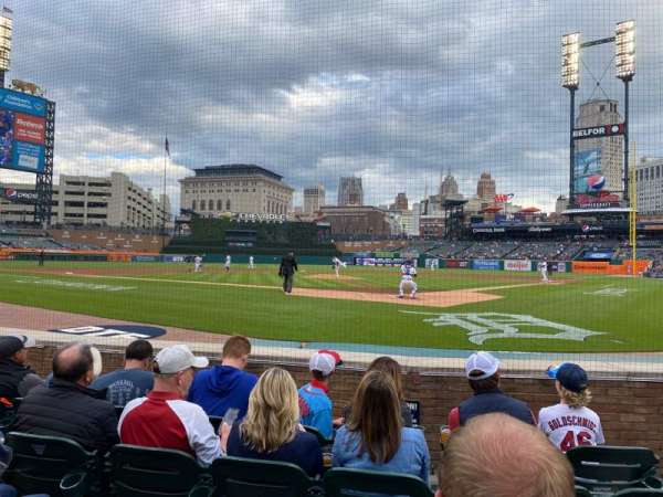 Comerica Park, section: 129, row: 5, seat: 3
