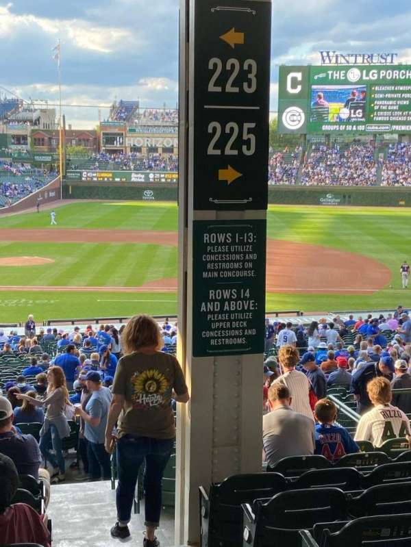 Wrigley Field, section: 223, row: 13, seat: 26