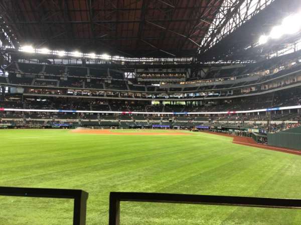 Globe Life Field, section: 31, row: 1, seat: 1
