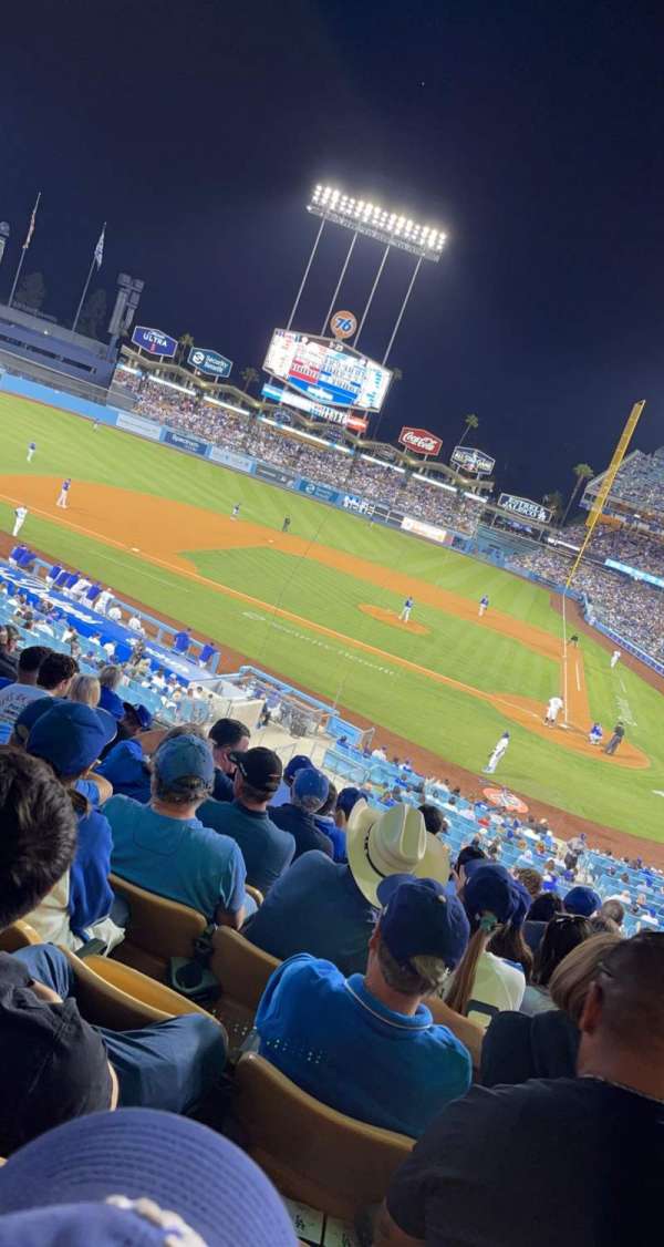 Dodger Stadium, section: 121LG, row: K, seat: 4